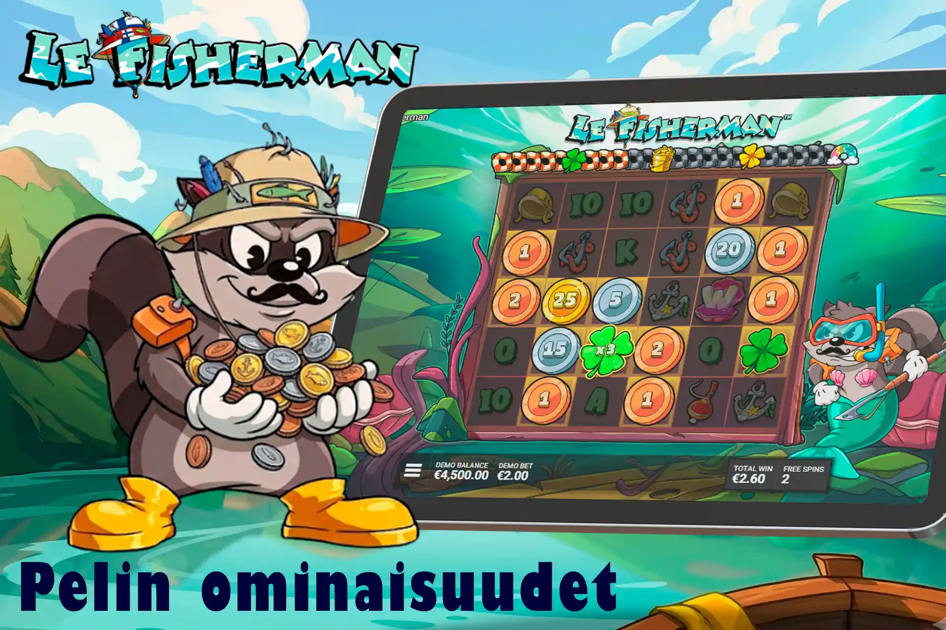 Le Fishermanin tärkeimmät ominaisuudet