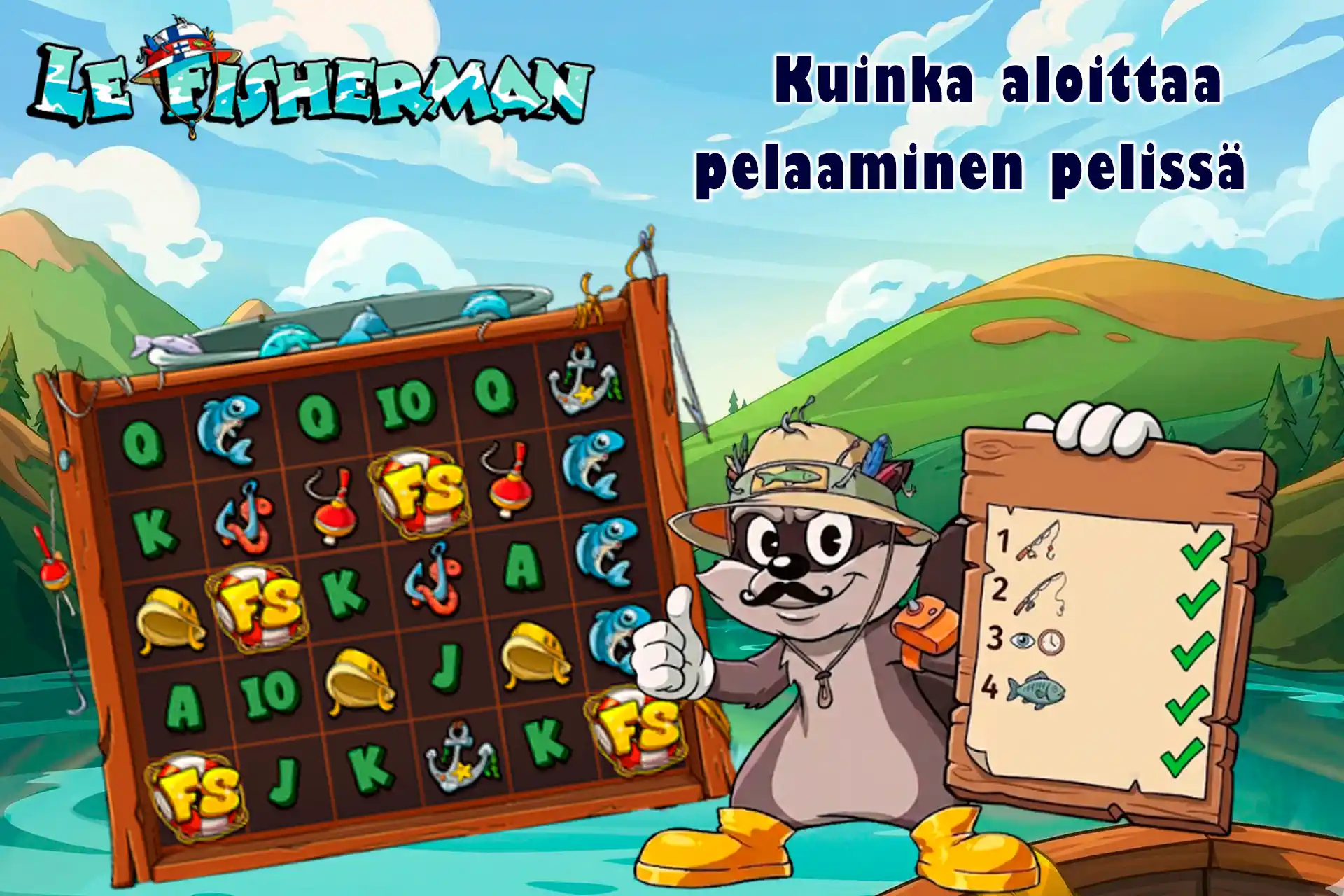 Yksinkertaiset vaiheet pelin aloittamiseen